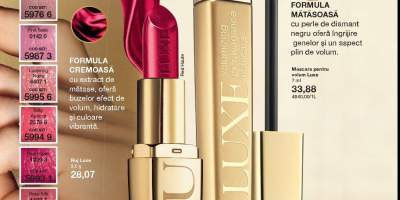 Set cadou cosmetice Avon Luxe rimel+ruj