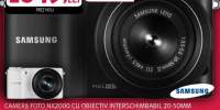 Camera foto Samsung NX2000 cu obiectiv interschimbabil 20-50 mm