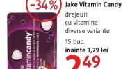 Drajeuri cu vitamine Jake Vitamin Candy