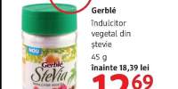 Indulcitor vegetal din stevie Gerble