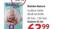 Scutece bebe Bambo Nature