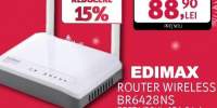 Router wireless EDIMAX BR-6428nS, 300Mbps, 802.11 b/g/n, LAN, WAN