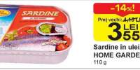 Sardine in ulei/ sos tomat Home Garden