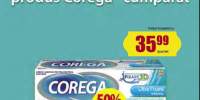 Reducere 50% la al doilea produs Corega cumparat