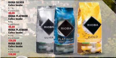 Cafea boabe Rioba Silver/ Platinum/ Gold 1 kg