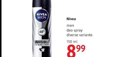 Deodorant spray Nivea Men
