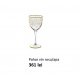 Pahar vin rosu/apa Bourgogne Gold