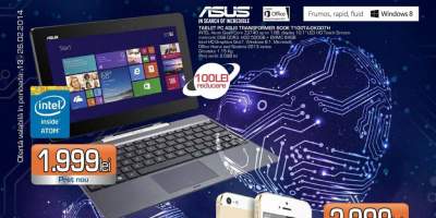 Tableta PC Asus Transformer Book T100TA-DK007H