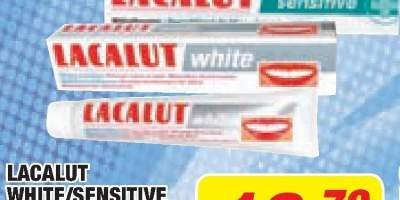Pasta de dinti Lacalut white/sensitive