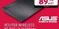 Router wireless ASUS RT-N10LX, 150Mbps