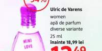 Apa de parfum dama Ulric de Varens