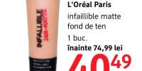Fond de ten Infailllible Matte fond de ten L'Oreal Paris