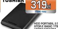 HDD Portabil 2.5'' Store Basic 1TB HDTB110EK3BA
