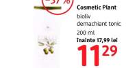 Demachiant tonic Cosmetic Plant bioliv