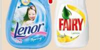 Pachet balsam de rufe Lenor 2 L + Detergent pentru vase Fairy 500 ml