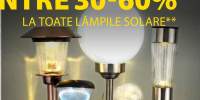 Reducere intre 30-60% la toate lampile solare