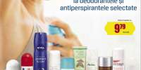 30% reducere la deodorantele si antiperspirantele selectate