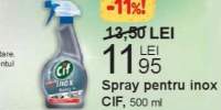 Spray pentru inox Cif 500 ml