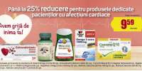 Pana la 25% reducere pentru produsele dedicate pacientilor cu afectiuni cardiace