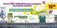 Pana la 30% reducere pentru produsele de protectie hepatica