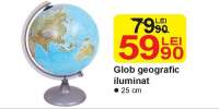 Glob geografic ilumniat