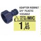 Adaptor robinet 3/4'' plastic