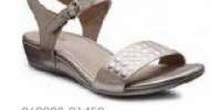 Sandale clasice dama Ecco Touch 25 S (gri metalic)