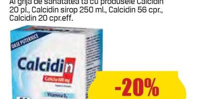 Calciu comprimate Calcidin