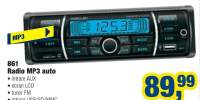 861 Radio MP3 auto