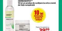 Herbosophy: 10 lei un produse de curatare, la orice crema cumparata