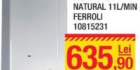 Instant gaz natural 11L/min Ferroli