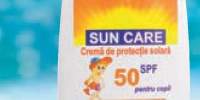 Sun Care crema protectie solara pentru copii