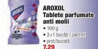 Aroxol tablete parfumate anti molii