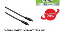 Cablu aud optic mufa ODT (TOSLINK), 1.5M,BL AUD122256