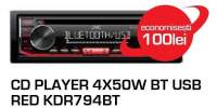 CD player JVC 4X50W BT USB RED KDR794BT