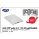 Hard Disk Drive portabil LACIE STHG1000400, 1TB, USB 3.1 Type C, aluminiu