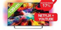 Televizor LED Smart Ultra HD, 139cm, Android TV, Ambilight, PHILIPS 55PUS7303/12