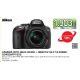 Camera foto DSLR NIKON D3400 + obiectiv AF-P 18-55mm VR , 24.2 Mp, 3 inch, negru