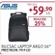 Rucsac laptop ASUS Argo, 16 inci negru