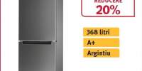 Combina frigorifica INDESIT LR9 S1 Q FX, 368 l, 201 cm, A+, inox