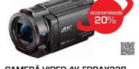 Camera video 4K SONY FDR-AX33, negru