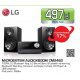 Sistem audio LG XBOOM CM2460, 100W, Bluetooth, negru