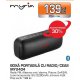 Boxa portabila MYRIA MY2404, 9W, Bluetooth, negru