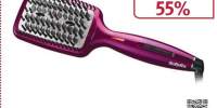 Perie electrica BABYLISS Liss Brush 3D, ionizare, roz