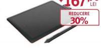 Tableta grafica WACOM One Small CTL-472-S, negru-rosu