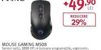 Mouse Gaming MARVO M508, 3200 dpi, negru