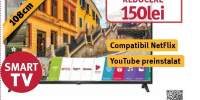 Televizor LED Smart Ultra HD 4K, HDR, 108 cm, LG 43UK6200PLA