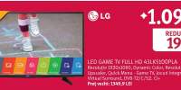 Televizor LED Full HD, 108 cm, LG 43LK5100PLA
