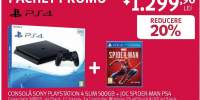 Consola SONY PlayStation 4 Slim (PS4 Slim) 500GB, Jet Black, F-Chassis