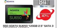 Solid-State Drive ADATA SU650, 120GB, SATA3, ASU650SS-120GT-R